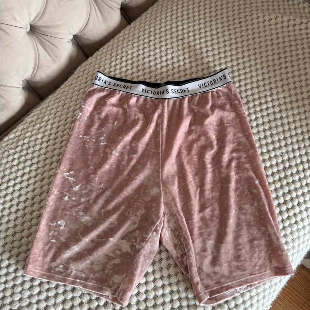 Victoria's Secret Men's Pink Velvet Shorts